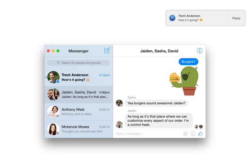 messenger for mac app
